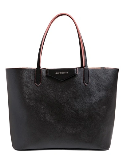GIVENCHY Small Antigona Coated Canvas Tote Bag, Black