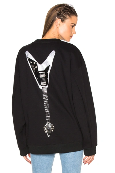 トレーナー/スウェット AcneStudios BetaGuitarPatchSweatshirt Acne Studios - Half-zip logo sweatshirt - Black