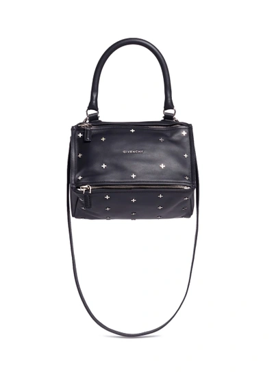 GIVENCHY 'Pandora' small cross stud leather bag