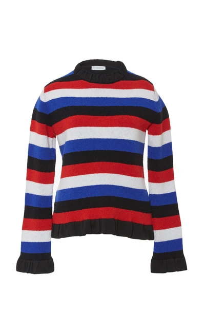 JW ANDERSON Striped Bouclé Sweater