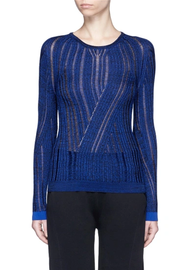ACNE STUDIOS 'Marcy Moulin' Ladder Stitch Rib Knit Sweater