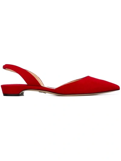 PAUL ANDREW pointed toe ballerinas