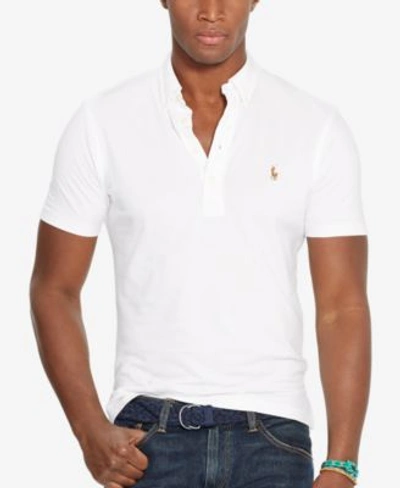 POLO RALPH LAUREN MEN'S HAMPTON COTTON POLO SHIRT