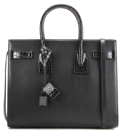 SAINT LAURENT Small Sac De Jour leather tote