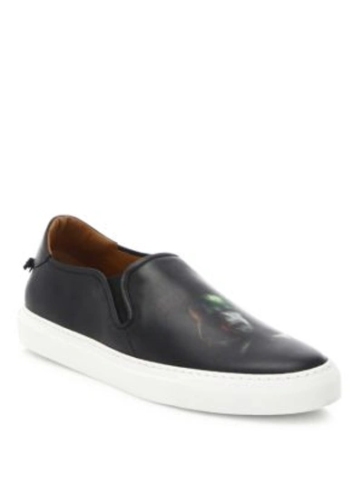 GIVENCHY Army Skull Slip-On Skater Sneakers