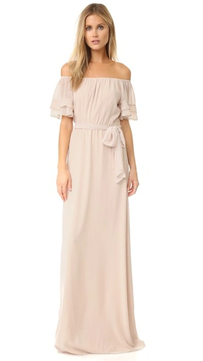 JOANNA AUGUST MAGGIE LONG DRESS