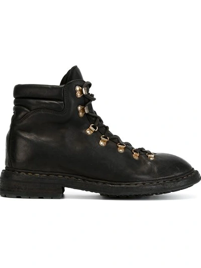 GUIDI LACE-UP ANKLE BOOTS