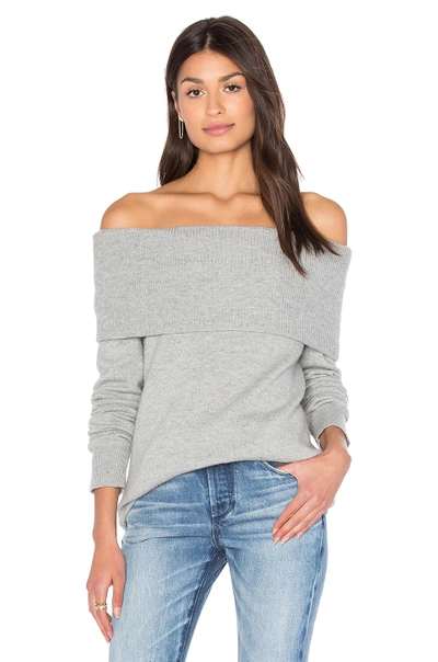 ALEXANDER WANG T CASHWOOL OFF THE SHOULDER SWEATER