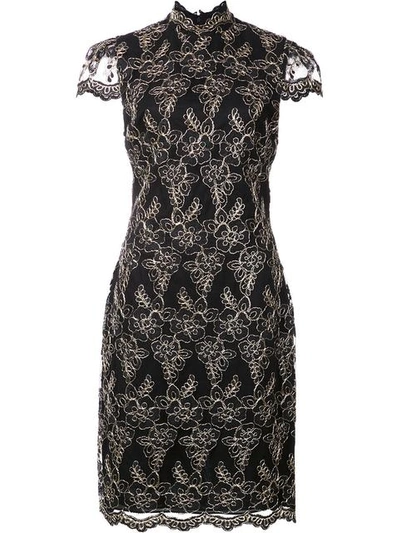 ALICE AND OLIVIA floral lace dress