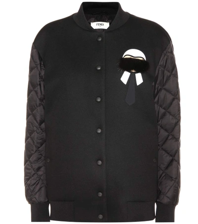 Karl loves Fendi ブラックジャケット