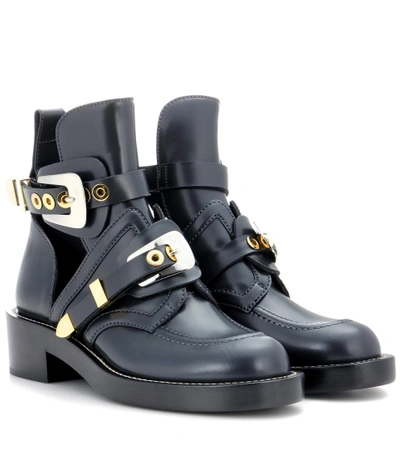 BALENCIAGA Exclusive to mytheresa.com – Ceinture leather cut-out boots