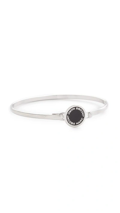 MARC JACOBS Enamel Logo Disc Hinge Bracelet