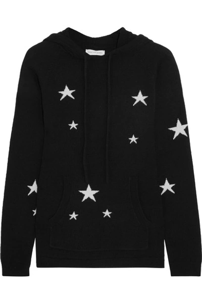 CHINTI & PARKER Hooded star-intarsia cashmere sweater