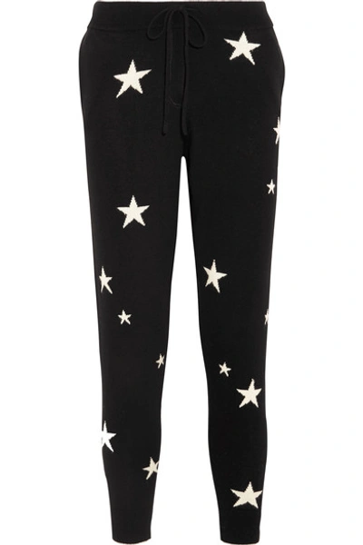CHINTI & PARKER Star-intarsia cashmere track pants