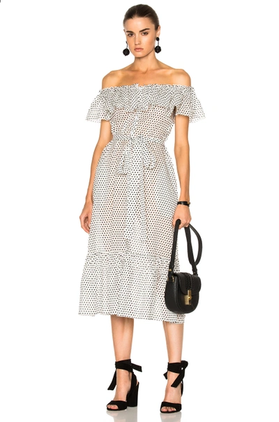 LISA MARIE FERNANDEZ Mira Button Down Sheer Dress