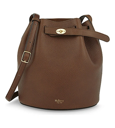 MULBERRY 僧院 皮革 桶 袋