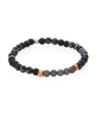 Tateossian Stonehenge Beaded Bracelet