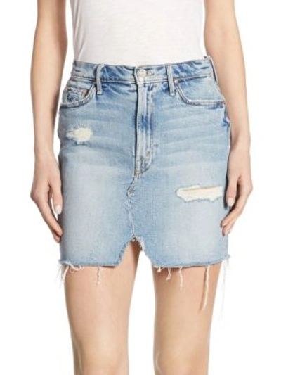 MOTHER Sacred Slit Distressed Skirt