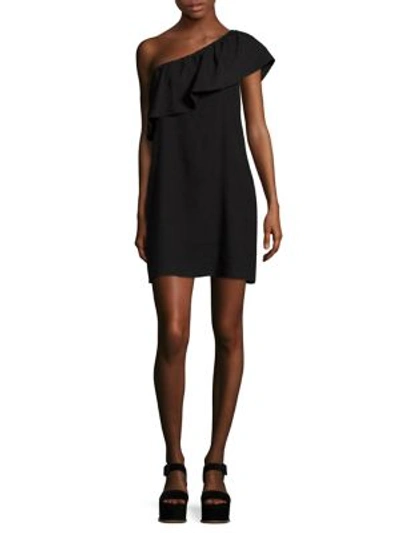 7 FOR ALL MANKIND Ruffled One-Shoulder Dress