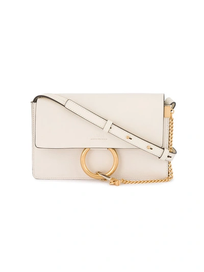 CHLOÉ CHLOÉ FAYE SMALL SHOULDER BAG - NEUTRALS