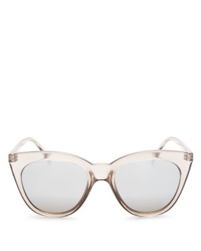 LE SPECS HALFMOON MAGIC CAT EYE SUNGLASSES, 53MM