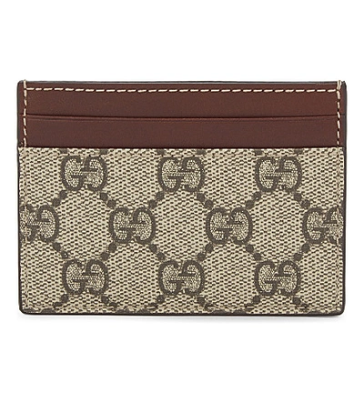 GUCCI GG SUPREME CARD HOLDER