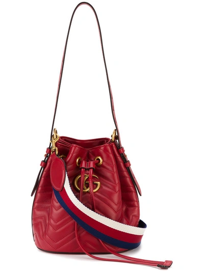 GUCCI GG Marmont quilted bucket bag