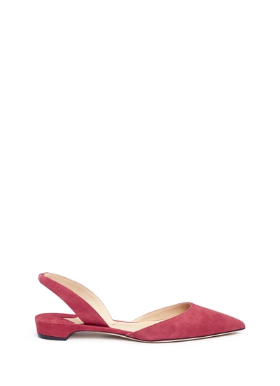 PAUL ANDREW 'Rhea 15' suede slingback flats
