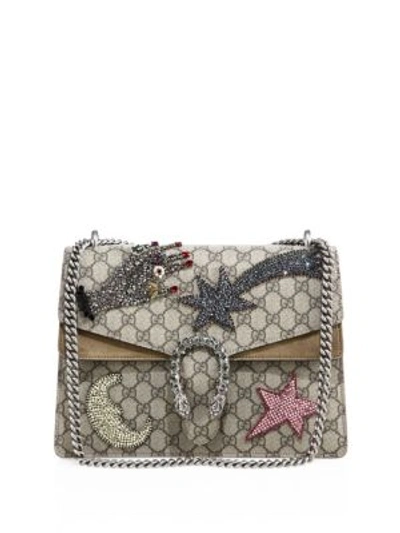 GUCCI Dionysus Medium GG Supreme Sequin-Embroidered Shooting Star Bag