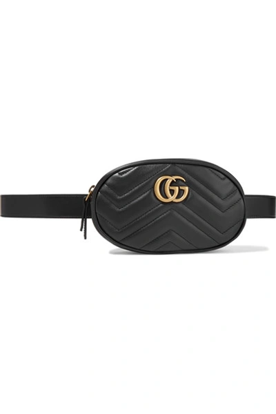 GUCCI GG MARMONT QUILTED LEATHER BELT BAG