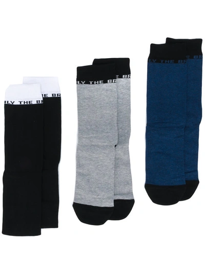 DIESEL 'ONLY THE BRAVE' 3 PACK SOCKS