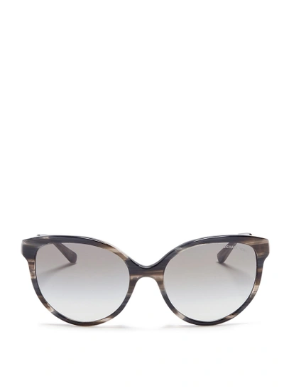 MICHAEL KORS 'Abi' streak effect acetate cat eye sunglasses