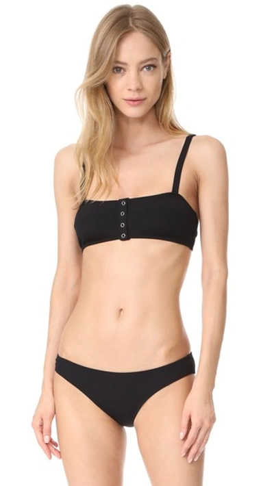 SOLID & STRIPED X STAUD ALICE TOP