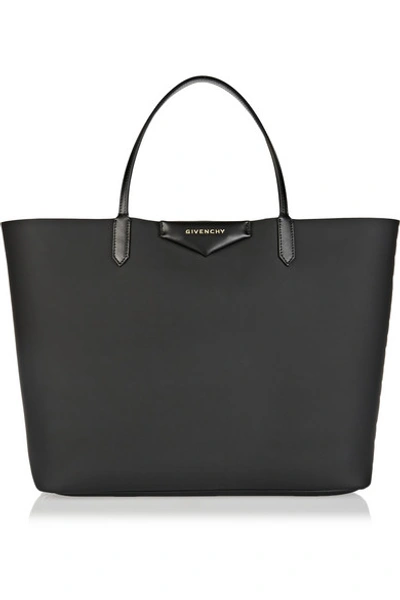 GIVENCHY Antigona shopping bag in black coated canvas